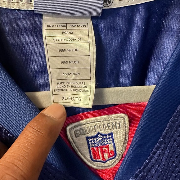 NFL NEW YORK GIANTS ELI MANNING JERSEY - Picture 3 of 5